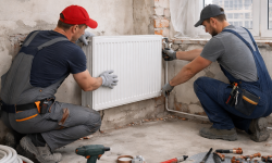 Монтаж/замена радиатора отопления